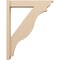 Ekena Millwork 6-in W x 30-in D x 38-in H Funston Trad Rough Cedar Woodgrain TimberThane Outlooker, Primed Tan OUTUR060X30X38FST04RCPR - alternate 6